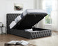 All Buttoned Lift Up Ottoman Bed