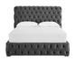 All Buttoned Lift Up Ottoman Bed