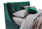 Retro Headboard Lift Up Ottoman Bed