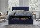 Contemporary Headboard Lift Up Ottoman Bed